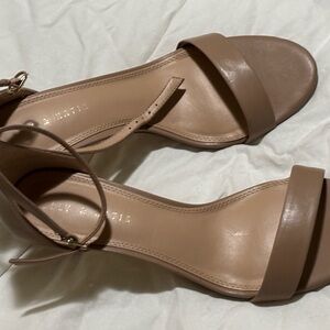 Kelly & Katie Nude Heeled Sandals